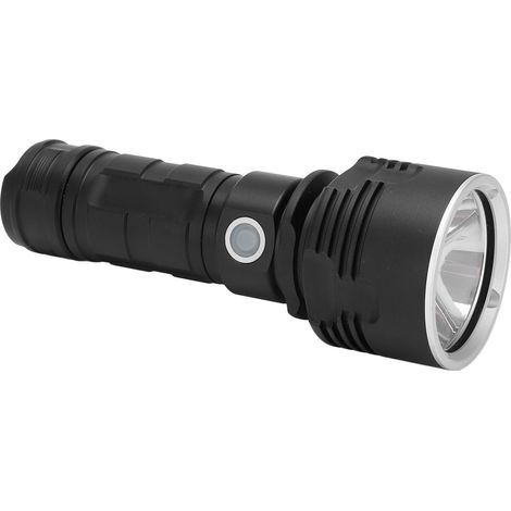 Lampe torche puissante USB rechargeable 3 modes étanche en alliage d'aluminium pour camping randonnée vélo aventure (1/5)