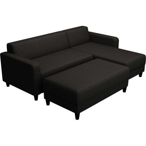 Sofá Cama Bob Sawana en Color Gris Oscuro Antracita 138x65x197 cm (1/5)