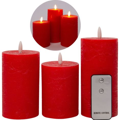 Novaliv LED-Kerze  Echtwachskerzen mit LED, mit Fernbedingung, mit Timerfunktion, ohne Batterien (1/5)