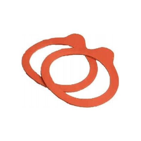 Plast-team Coltello di conservazione Weck rosso 54x67 mm confezione da 10 (1/3)