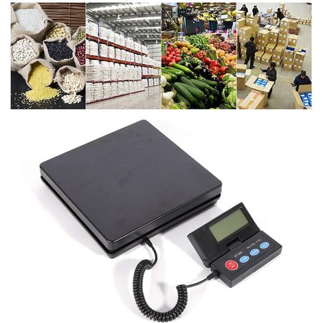 Bilancia Digitale a Piattaforma, 50 kg, Bilancia da Lettere, Bilancia da gioielliere con Display LCD, Ideale per misurare