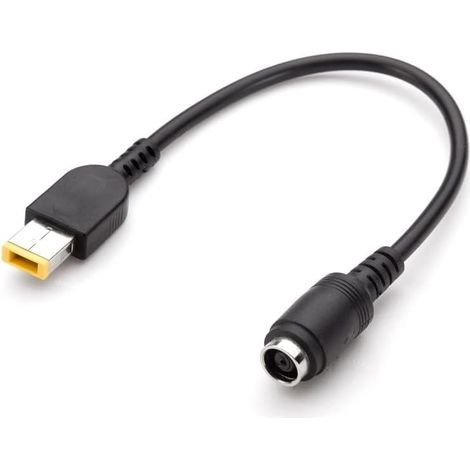Power Converter Câble Adaptateur 7,9 mm Femelle Prise Femelle pour Ordinateur Portable IBM Edge Flex ideapad ThinkCentre Thinkpad Heli X1 Carbon Yoga Medion Akoya IdeaCentre (1/4)