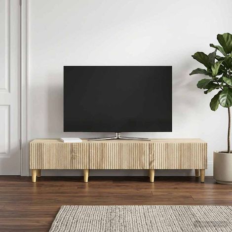 TV-Schränk Sonoma-Eiche 147 x 34,5 x 30 cm Holzwerkstoff (1/5)