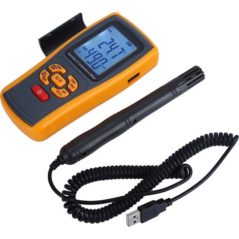 Thermomètre-hygromètre électronique portable, testeur de température et d'humidité pour l'industrie