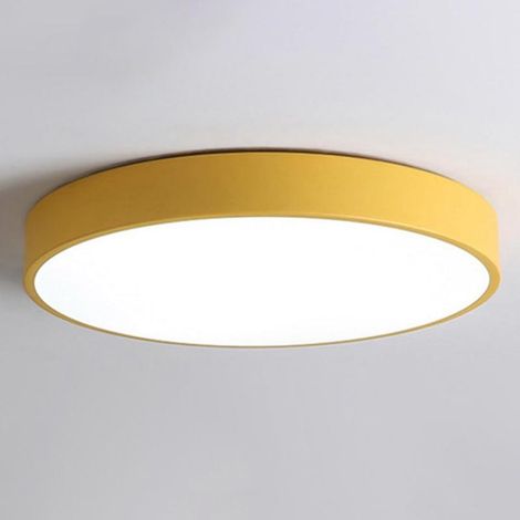 Modern 400mm orange ceiling light, indoor lighting for living room or bedroom (1/5)