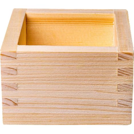 Boîte À Saké En Bois Masu Carrée 3.15 Pouces Petite Boîte Bois Pour Service De Sushi Et Décoration Japonaise Authentique (1/5)