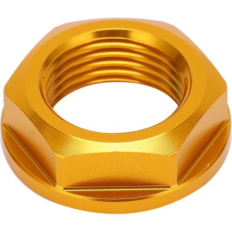 Écrou d'essieu de roue avant de moto M18x1, 5, remplacement en aluminium pour KAWASAKI KLX450R 08-19 doré (1/5)