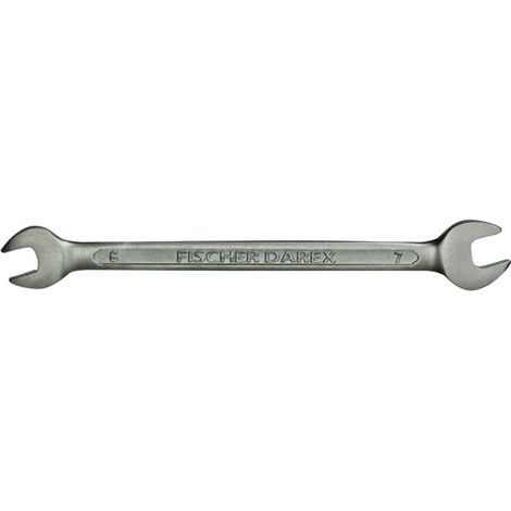 Clé Plate 6-7 Mm Fischer Darex Double Tête, Acier Trempé - Fischer Darex