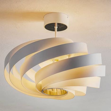 [GEBRAUCHT] B-Ware Euluna Deckenlampe Deckenlampe Hängeleuchte Lampe Leuchte Vento Weiß ø 50cm