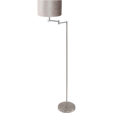 Mexlite - lampadaire - Bella - acier - métal velours tissu - Ø (1/4)