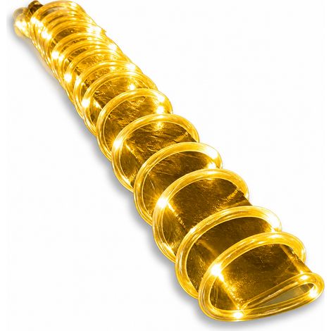 Cordon Lumineux LED Solaire Blanc Étanche pour Extérieur et Jardin, 100 LED (1/5)