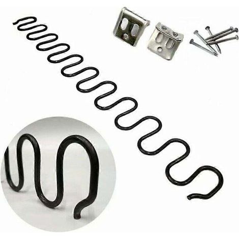 Ressorts de rechange pour canapé, lot de 2, fil d'acier de 50 cm de diamètre. (1/5)