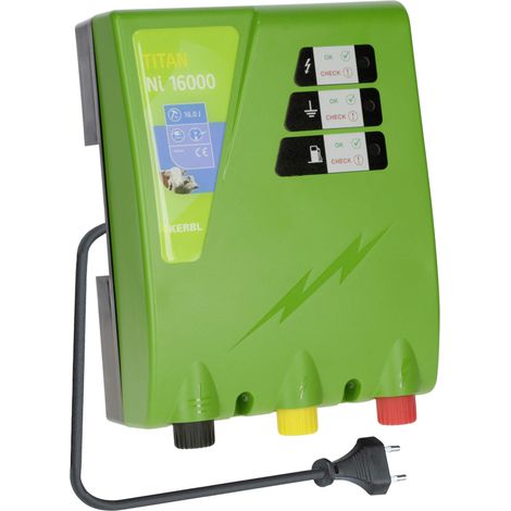 Kerbl NI 16000 Elettroshock bicolore per recinzione elettrica