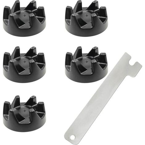 Lot de 5 embrayages de coupleur en caoutchouc pour mélangeur avec outil de démontage pour Kitchenaid 9704230 (1/5)