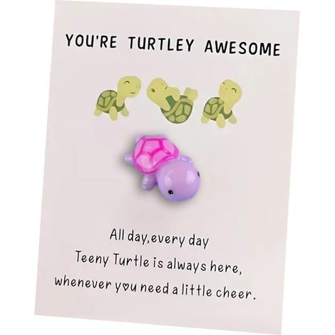 Figurine Tortue De Poche - En Résine - Pour Cadeau Motivationnel - 7 x 9 cm - 10 g - Disponible En Vert Foncé Vert Clair Orange Bleu (1/5)