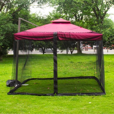 Mosquitera de jardín de 300x230 cm – Protección contra el sol y los insectos – Cremallera de doble cara – Tubo de PVC para mayor estabilidad (1/5)