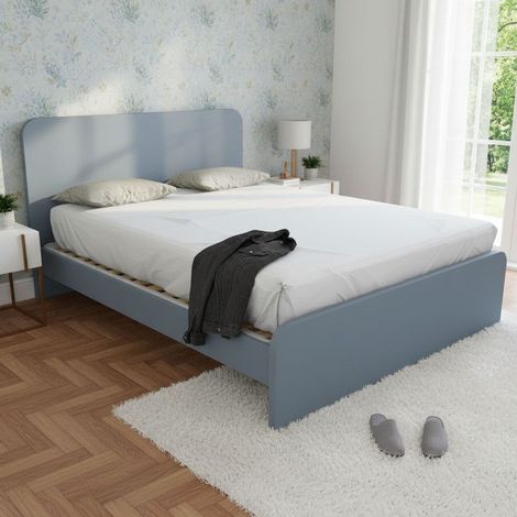 Letto matrimoniale 160x200 con testata sagomata - Design Italiano - Avio