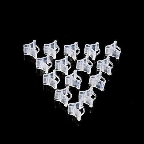 Packung mit 100 Pflanzenclips für Tomaten und Auberginen – Spezielle Gartenveredelungsclips, Mini-Pflanzenveredelungsclips, Kinderwerkzeug (1/5)