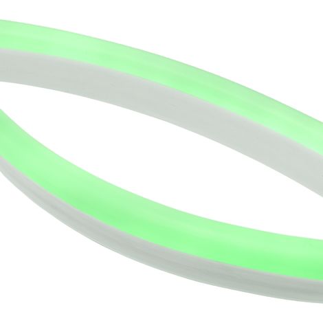 PrimeMatik - Tira luz flexible LED Neón Flex LNF 16x8mm 220VAC de 5m verde