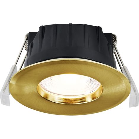 Spot encastré Rosalee Matière plastique Laiton ,  H. 4,2 - IP 20-65 - LEDModule /  Nordlux Intérieur