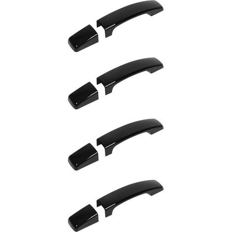 Kit de embellecedores de manijas de puerta exteriores en negro brillante para Land Rover Discovery 4 (2010-2016)