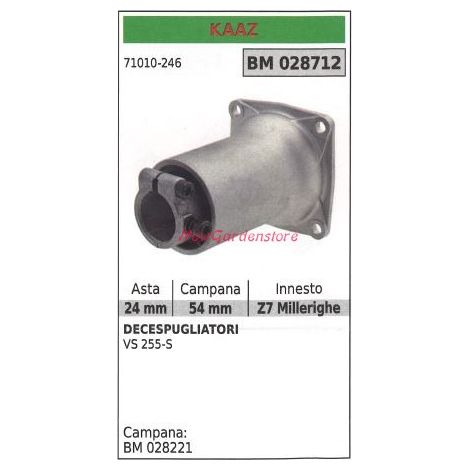 Gruppo frizione KAAZ decespugliatore VS 255S 028712