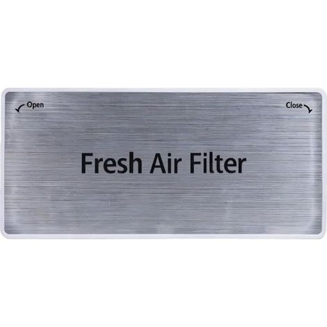 Couvercle de filtre à air ADQ75493301 pour réfrigérateurs LG y compris LRFXC2406S LRFXC2416D LRFDC2406D LRFDS3016S (bordure blanche) (1/5)