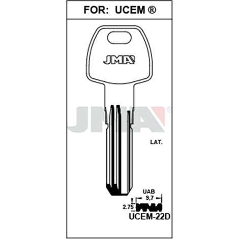 Llave de seguridad 22D