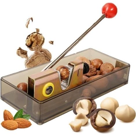 Nutcracker, Nutcracker, Effortless Nutcracker with a Plastic Tray, Designed with a Double Bearing That Doesn't Break (1/4)