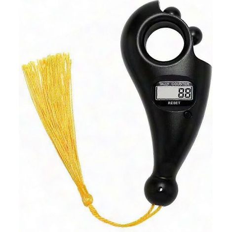 Tragbarer elektronischer buddhistischer Gebetszähler, digitale Zählmaschine für die Meditation, Miniatur-Handzählgerät. (1/3)