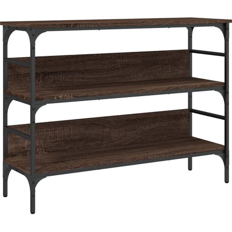 Maison Exclusive - Mesa consola madera de ingeniería marrón roble