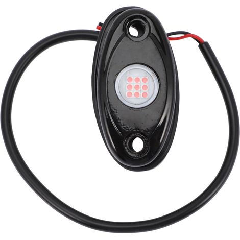 Lampe LED sous Châssis 9w Noire en Plastique pour Bateaux et (1/5)