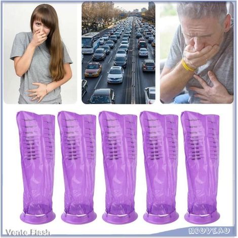 KLVGTIFS PU - Sacs à vomi - Lot de 20 - Imperméables - Portables - Anti-fuites