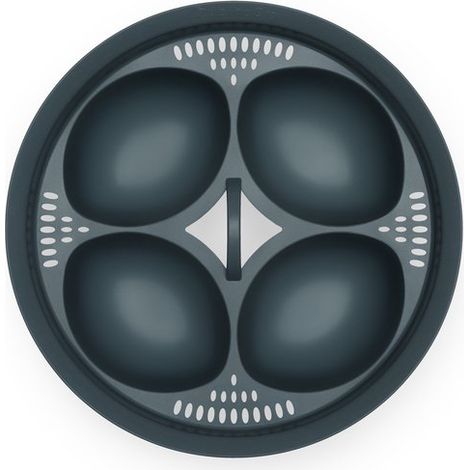 Panier vapeur multifonctionnel - 4 en 1 - forme d'œuf - panier vapeur, cuiseur d'œufs - accessoire adapté pour Thermomix - 1 pièce (1/5)