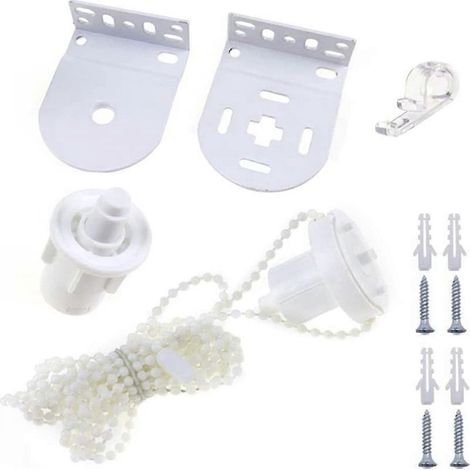 Controleur De Store Enrouleur - Chaînette À Billes 300 Cm - Support Fer Et Plastique - Pour Stores Intérieurs - Kit Complet ×1 (1/5)