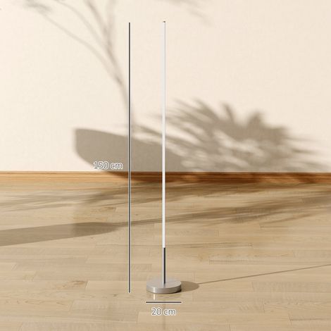 Lampadaire LED pour salon avec température de couleur réglable, convient également pour la chambre et le bureau, 20 x 20 x 150 cm (1/5)