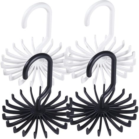 CCYKXA  Multifunctional Rotating Tie Hanger for 20 Ties, Men's Belt Organizer