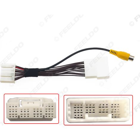 Compatible with Toyota Avalon models 2019-2022, this adapter cable allows you to install a reversing camera and improve rear visibility. (1/5)