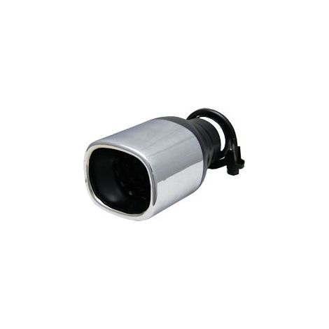 Edelstahl-Auspuffblende - Eckig - 35-57 mm (1/2)