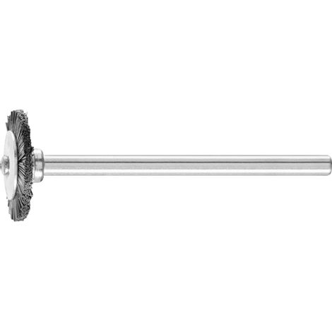 PFERD TOOLS Miniatur- Rundbürste RBU Ø16x2 mm Schaft-Ø3 mm schwarze Schweineborste 10 Stk (1/5)