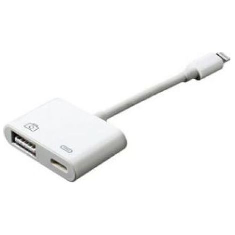 Adaptateur Lightning vers USB 3.0 pour appareil photo compatible - Blanc (1/5)
