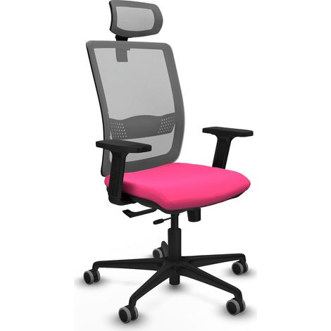 Chaise de bureau piqueras y crespo Haches noir mousse épaisse (1/2)