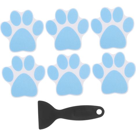 6 Pieces Non Slip Dog Bathtub Stickers Self Adhesive and