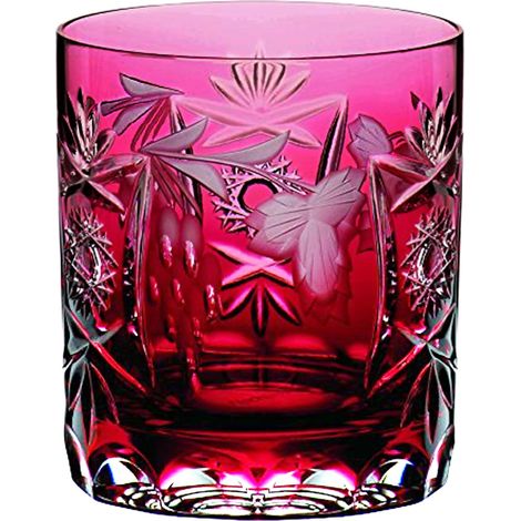 Verre en Cristal, Raisin, Rot, Whisky (1/5)