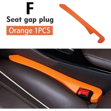 (Orange 1 pièce) Bouchon de joint étanche pour siège auto, accessoire universel pour intérieur de voiture (1/5)