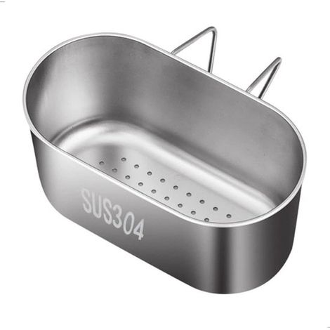 Filtro per lavello in acciaio inox,resistente alla corrosione,filtro di alta qualità,per riporre e organizzare la cucina,montaggio a parete (1/5)