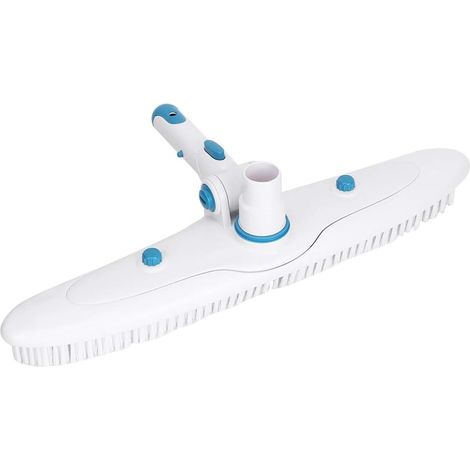 Pool Brush Head, 18 Inch, Pool Cleaning Brush, Heavy Duty Brushes for Cleaning Walls, Detachable Vacuum Cleaner