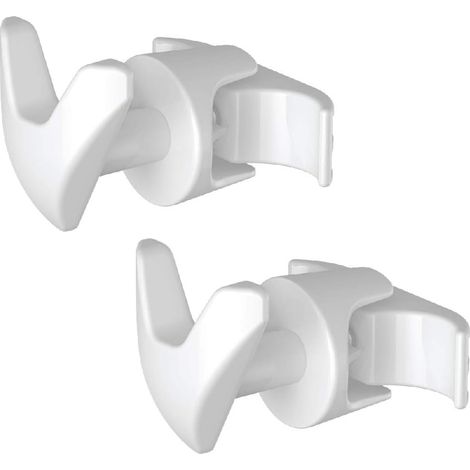 Coppia Handy Vip Tubolare - 2 Portasciugamani per Radiatore Tubolare Multicolonna, si Fissano Direttamente sul Radiatore Tubolare - Bianchi (1/5)