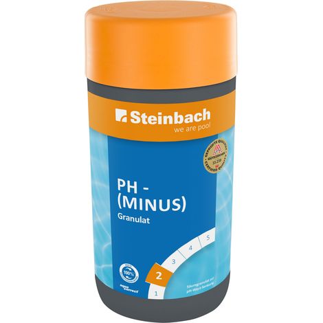 Steinbach Poolpflege pH-Minus Granulat 1,5 kg pH-Regulierung Poolreinigung