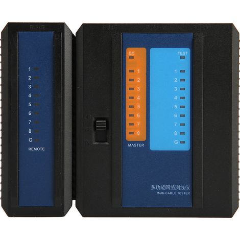 Testeur de Câble Réseau RJ45, Vérificateur Ethernet POE, Test de Continuité pour Câbles Réseau (1/5)